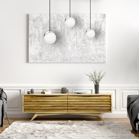 Milagro Lampa wisząca SFERA BLACK/CHROME 3xE14 MLP7238 SREBRNY