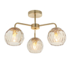 Lampa sufitowa Endon Lighting Dimple 91968 mosiądz