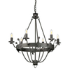 Żyrandol Elstead Lighting Windsor grafitowy WINDSOR6-GR