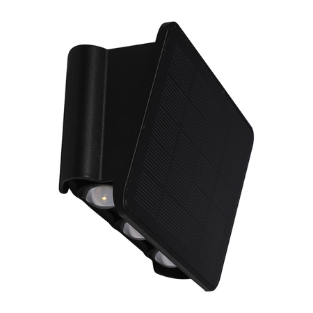 Eko-Light Kinkiet Solarny Alf 50lm 3000K EKO9099 CZARNY