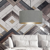 Lampa wisząca HILDE 1 BL GRAY Emibig 1050/1 czarny/chrom