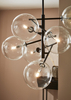 Lampa wisząca Markslöjd ANDREW 107748 Czarny/Przezroczysty