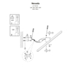 Kinkiet Nevada M 1xLED czarny IP44 LP-778/1W M BK