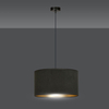 Lampa wisząca HILDE 1 BL BLACK Emibig 1054/1 czarny