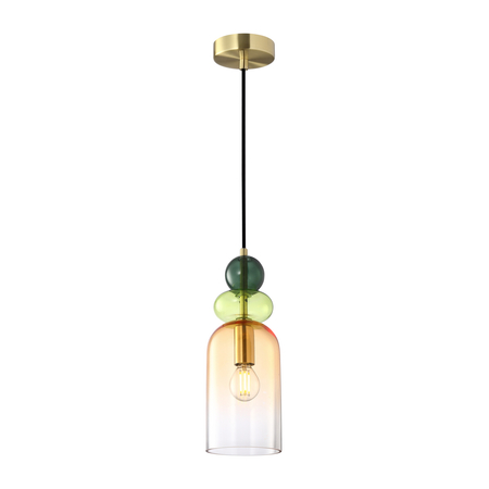 Lampa wisząca Italux Manso PND-37462C-MC-GD Piaskowany złoty z połyskiem