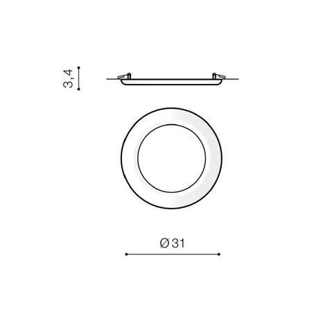 Spot Azzardo LINDA AZ2251 CHROME