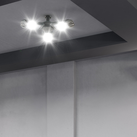 Eko-Light Lampa Warsztatowa 50W 4000K E27 EK1089 CZARNY
