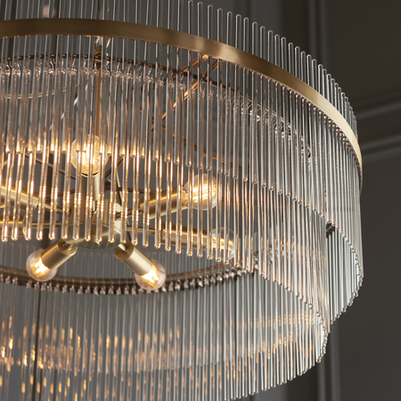 Lampa wisząca Endon Lighting Marietta Grand 112574 mosiądz