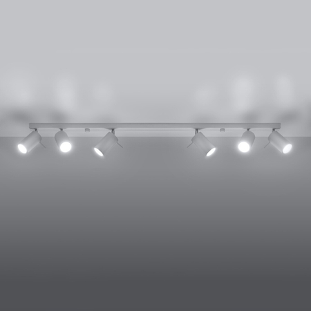 Sollux Lighting Plafon RING 6L chrom SL.0732