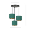 Lampa wisząca HILDE 3 BL PREMIUM GREEN Emibig 1051/3PREM zielony