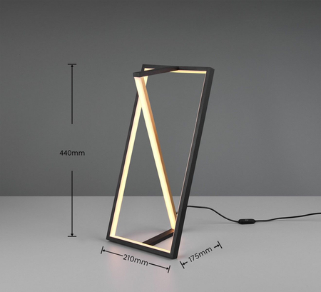 Lampa stołowa Trio 526810132 czarny