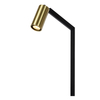 Lampa podłogowa Lucide SYBIL 45799/01/30 czarny/złoty