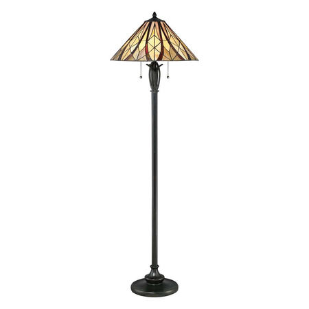 Lampa podłogowa Elstead Lighting Victory brąz QZ-VICTORY-FL