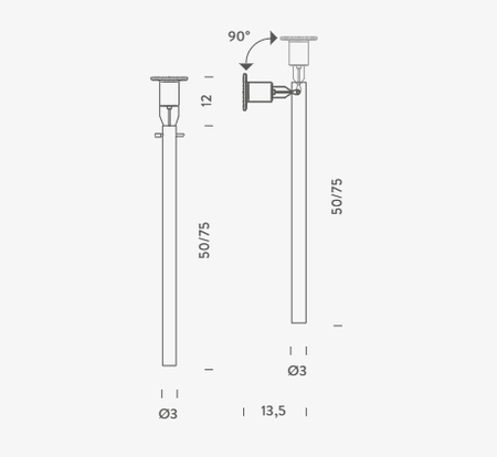 Kinkiet Nemo CANHSW41 Canna Nuda