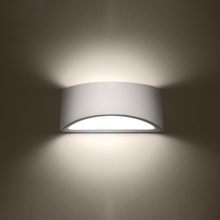 Sollux Lighting Kinkiet lakierowany VIXEN biały połysk SL.1048
