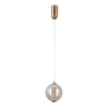 Lampa wisząca Italux PND-34359-S-HBR-AMB złoty