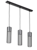 Sigma 33454 FOBIA 3 lampa wisząca prosty czarny/srebrny