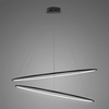 Lampa Ledowe Okręgi No.2 120cm 4k czarna Dali