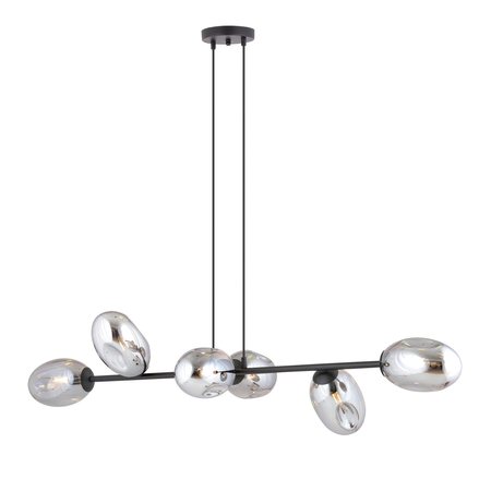 Lampa wisząca PANDORA 6 Emibig 1263/6 czarny