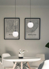 Lampa wisząca SAVOY Kaja K-4921 biały/czarny