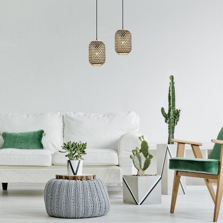 Lampa wisząca Rabalux Adalla 72091 czarny matowy