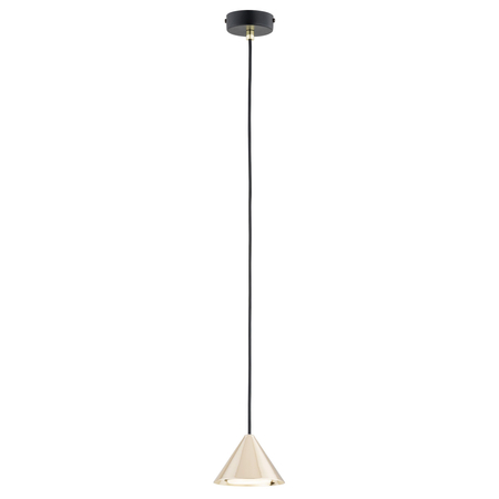 Lampa wisząca ELIT 1 Emibig 1329/1 czarny/złoty
