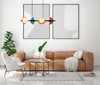Lampa wisząca Italux Nauti PND-37482-4-MLTI Niebieski, pomarańczowy, różowy