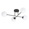 Lampa sufitowa ROMA 4 Emibig 1232/4 biały/czarny