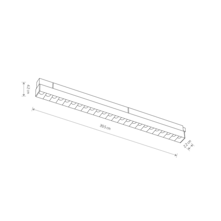 Lampa sufitowa LVM FOCUS LED 15W Nowodvorski 10150 czarny