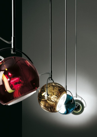 Lampa wisząca Fabbian D57A1131 Beluga Colour Blu Scuro