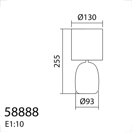Lampa stołowa BISBAL biały E14 ceramiczna, abażur biały