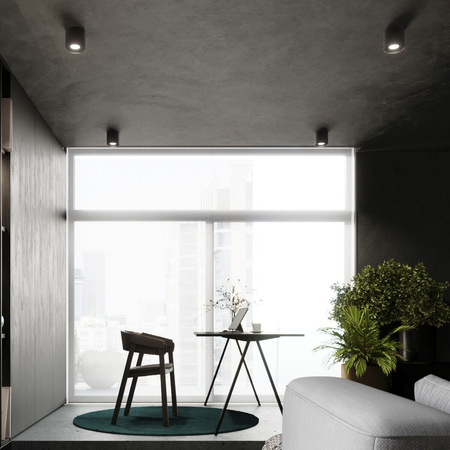 Sollux Lighting Plafon MIKA czarny SL.1281