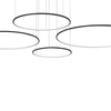Milagro Lampa wisząca Saturno Black 120W LED ML0848 CZARNY