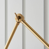 Kinkiet Endon Lighting Lehal 93142 mosiądz