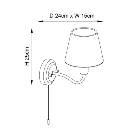 Kinkiet Endon Lighting Conway 93851 chrom