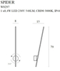 Kinkiet Maxlight W0297 złoty