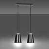 Lampa wisząca BOLERO 2 BLACK Emibig 442/2 czarny