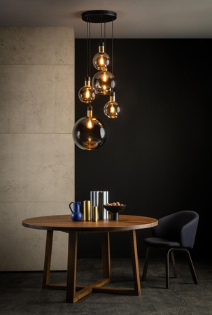 Lampa wisząca Lucide JULIUS 34438/05/65 czarny