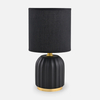 Lampa stołowa Zuma Line HS8723-BL LAMPA STOŁOWA CZARNY/ZŁOTY
