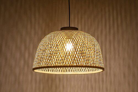 Lampa wisząca Rabalux Rattan 72025 czarny