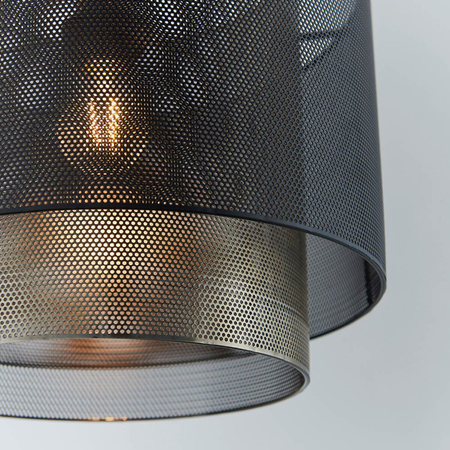 Lampa wisząca Endon Lighting Plexus 72829 czarny/mosiądz