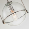 Średnia lampa wisząca Somerset - 1 źródło światła - Szczotkowany nikiel Quintiesse QN-SOMERSET-P-C-BN