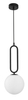 Lampa wisząca Luces Exclusivas PINTO LE41765 biały/czarny
