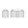 Sollux Lighting Plafon AURA 2 burgund GU10 SL.1820