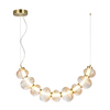 Milagro Lampa wisząca BOLLA GOLD 36W LED ML1428 ZŁOTY