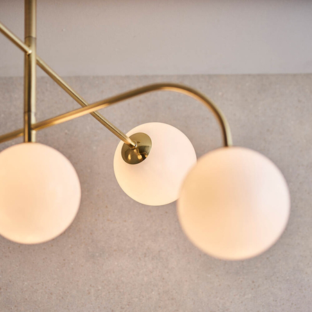 Lampa sufitowa Endon Lighting Otto 75939 mosiądz