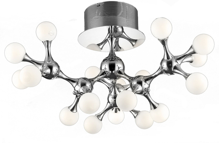 Lampa sufitowa NEURONO 18 TOP Azzardo AZ0553 biały/chrom