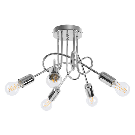 Sollux Lighting Żyrandol LOOP 5 chrom SL.1441