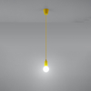 Sollux Lighting Lampa wisząca DIEGO 1 żółta SL.0578