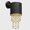 Milagro Kinkiet ALMERIA BLACK/GOLD 1xE27 MLP6438 CZARNY / ZŁOTY
